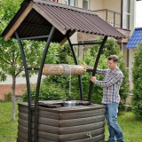 Как да направите къща за кладенец със собствените си ръце